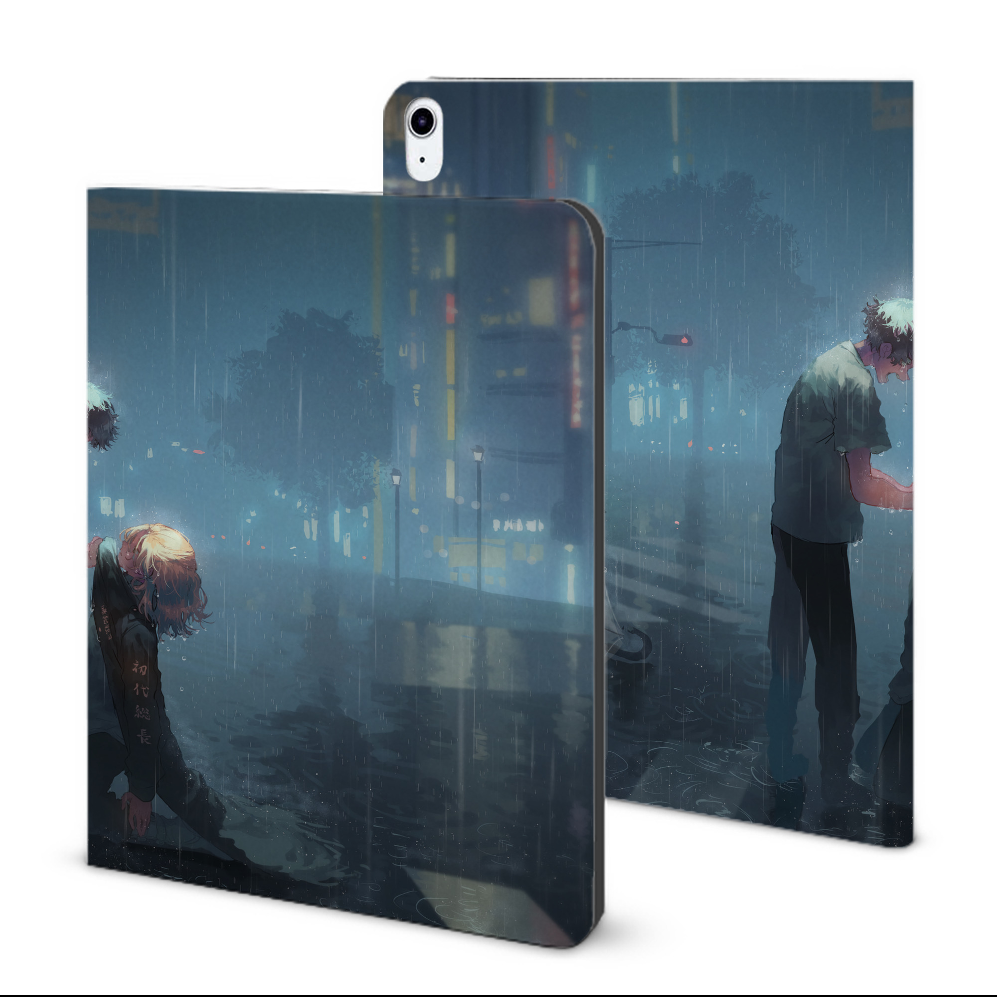 （画像用） 東京リベンジャーズ Tokyo Revengers IPad ケース ブック型 PUレザー TPU 耐衝撃 軽量 薄型 ペン収納なし 全面保護 IPad 各モデル対応